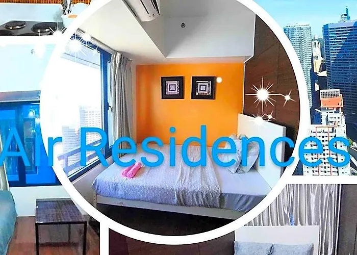 ホテル Maru Air 48f; 2br-4pax, 2 Double Beds Makati 3*