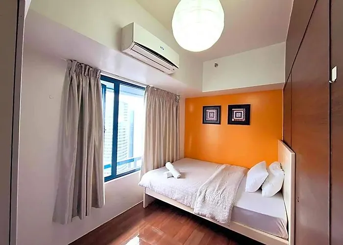 Maru Air 48f; 2br-4pax, 2 Double Beds Makati ホテル 3*