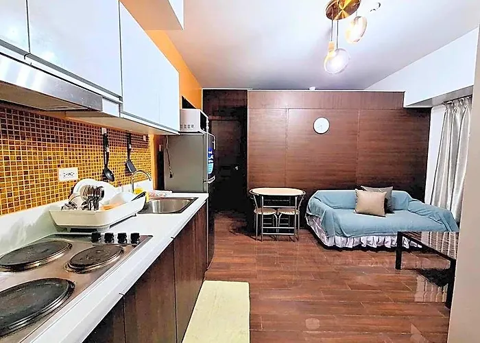 Maru Air 48f; 2br-4pax, 2 Double Beds Makati ホテル 3*