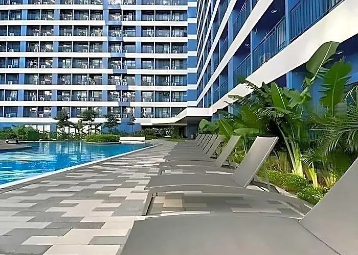 Maru Air 48f; 2br-4pax, 2 Double Beds Makati ホテル マニラ市