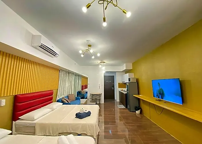 Maru Suite Air 48F; Studio 2 Queen Size Beds Makati City 3*