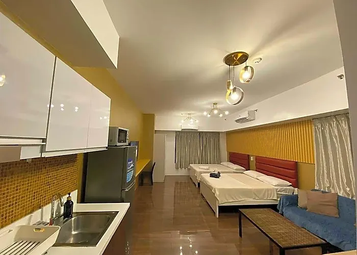 Maru Suite Air 48F; Studio 2 Queen Size Beds Makati City Hotel Manila